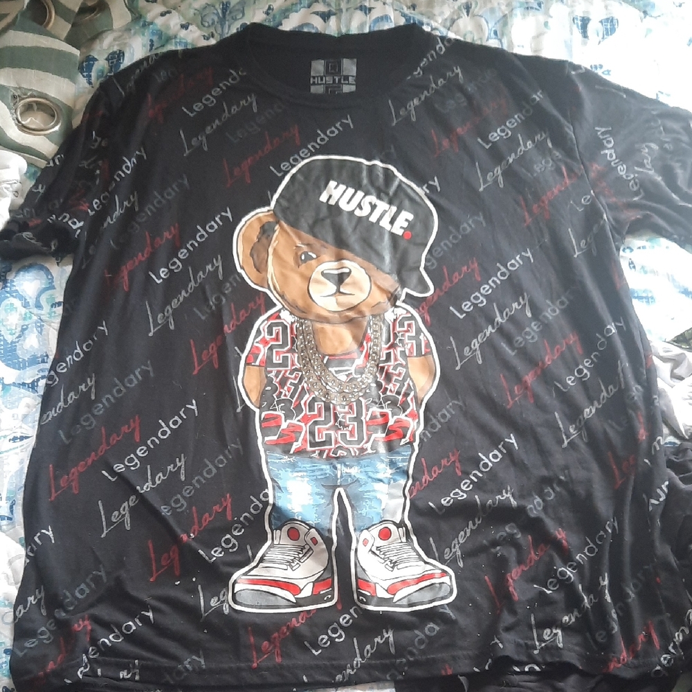 Hustler Hollywood Black Graphic Tee